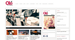 Desktop Screenshot of olemagazine.co.uk